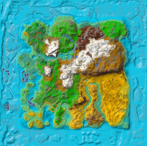 아크 서바이벌 라그나로크 흑진주 지도